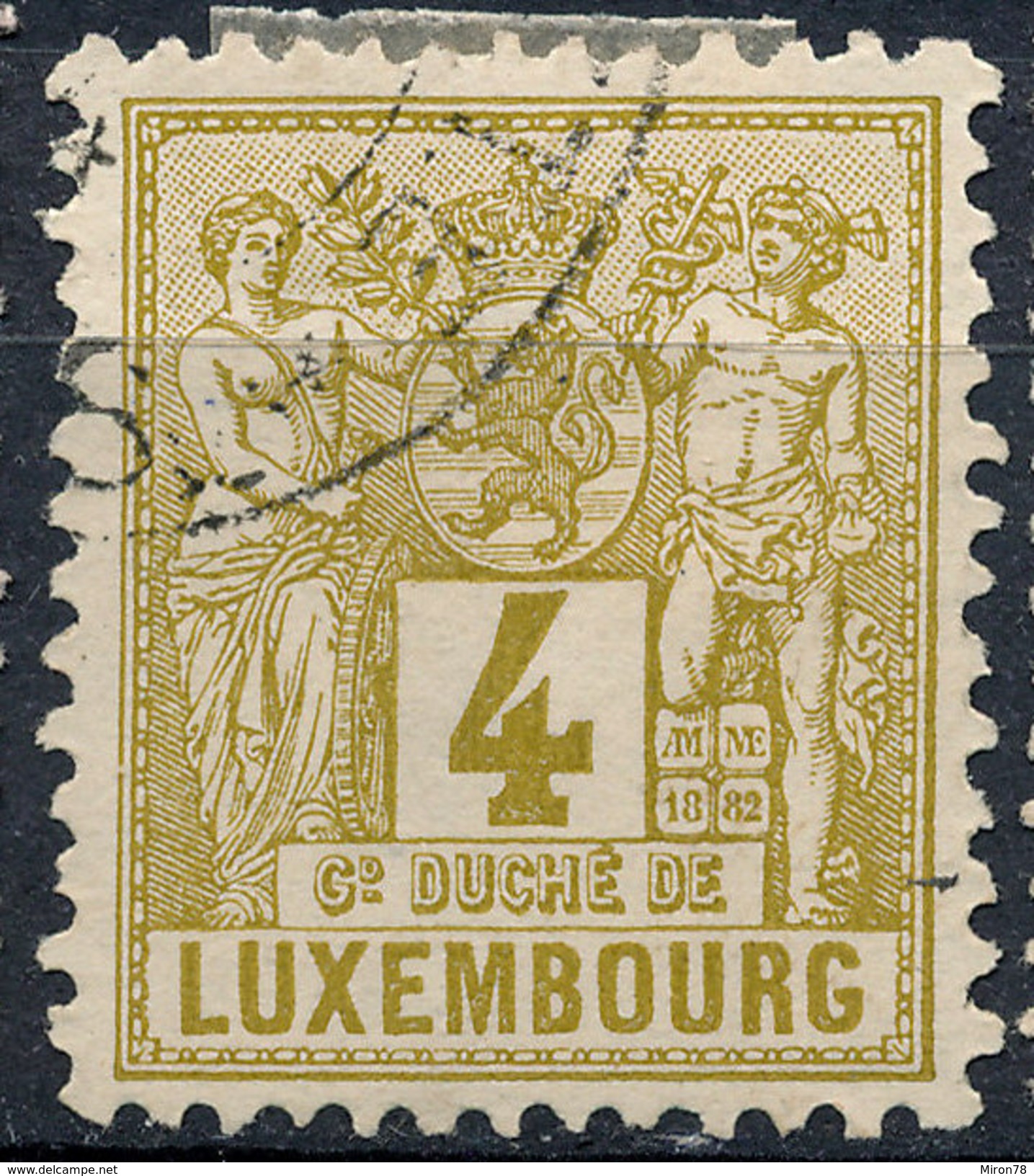 Stamp  Luxembourg 1882    Used Lot#24 - 1859-1880 Armarios