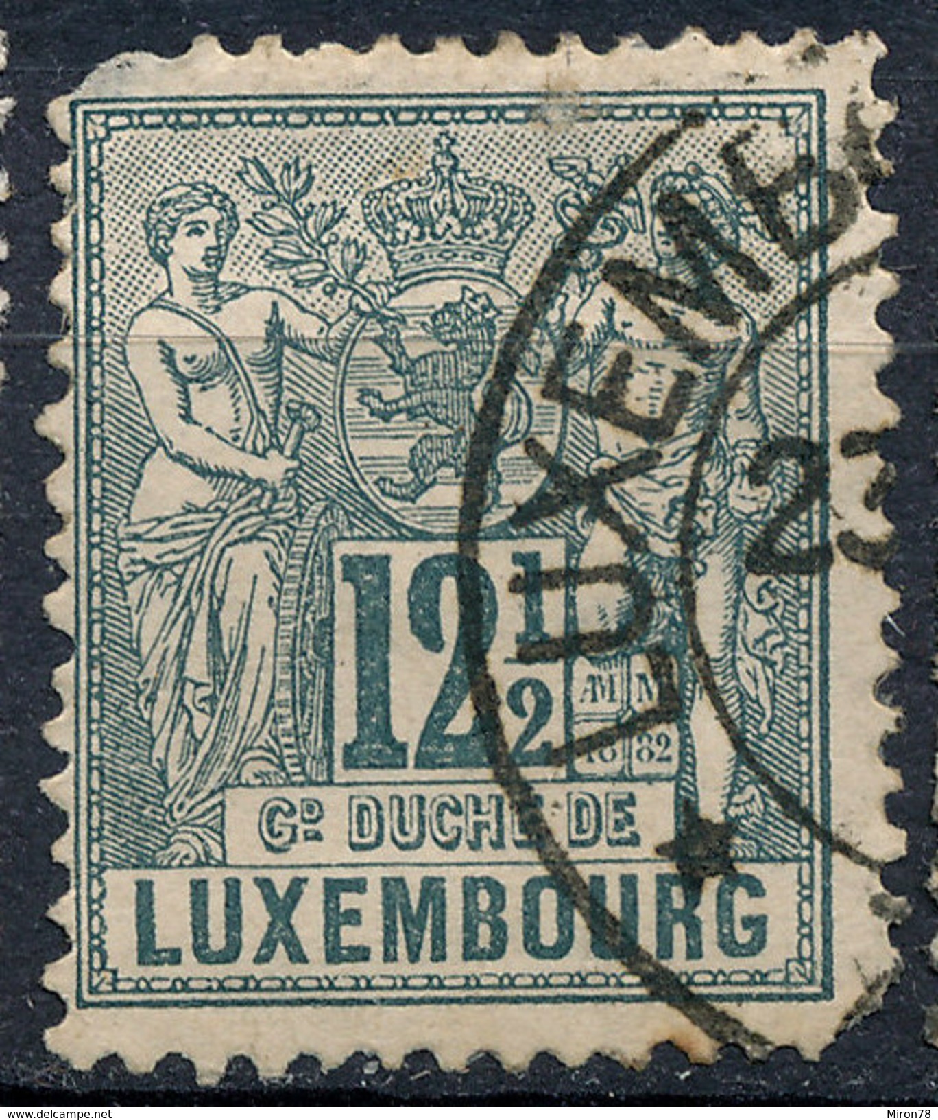 Stamp  Luxembourg 1882    Used Lot#28 - 1859-1880 Wappen & Heraldik