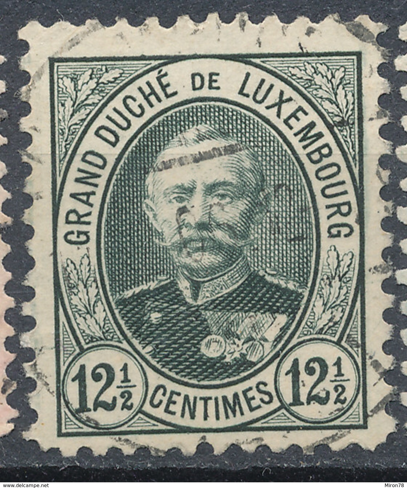 Stamp  Luxembourg 1891  12 1/2c Used Lot#68 - 1859-1880 Wappen & Heraldik