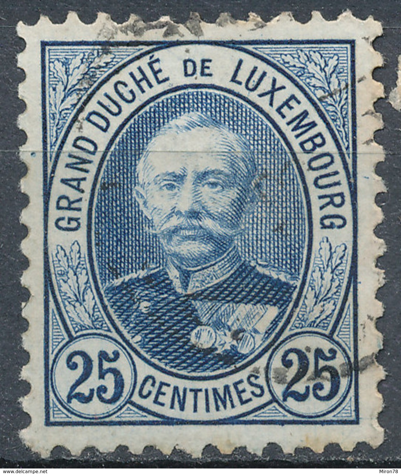 Stamp  Luxembourg 1891  25c Used Lot#74 - 1859-1880 Armoiries