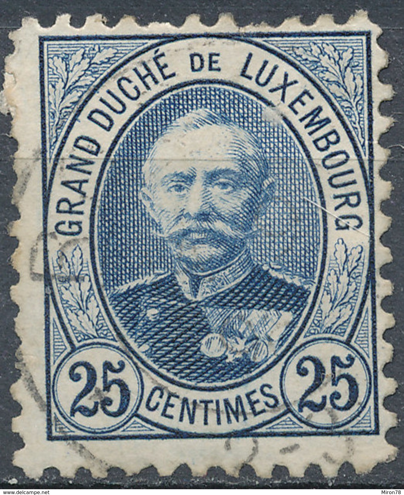 Stamp  Luxembourg 1891  25c Used Lot#75 - 1859-1880 Wappen & Heraldik
