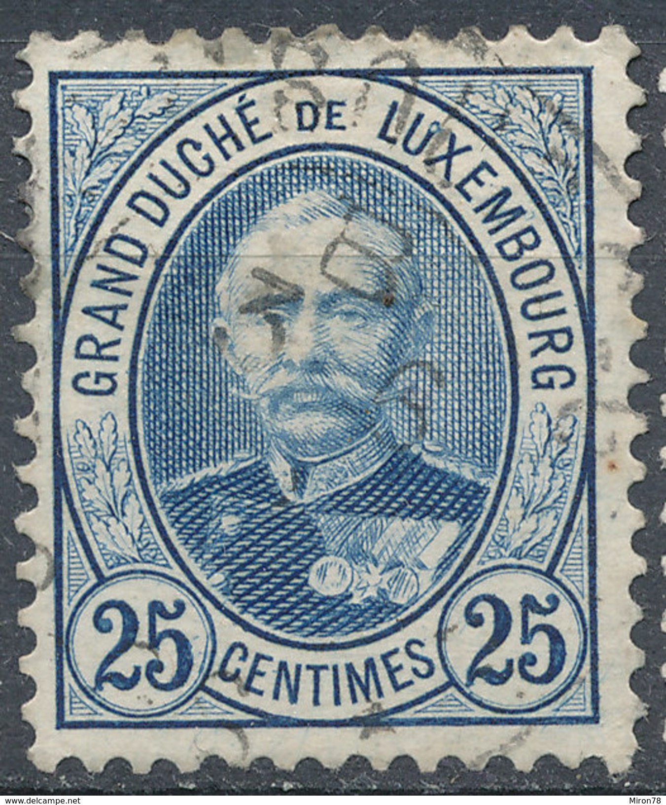 Stamp  Luxembourg 1891  25c Used Lot#76 - 1859-1880 Wappen & Heraldik
