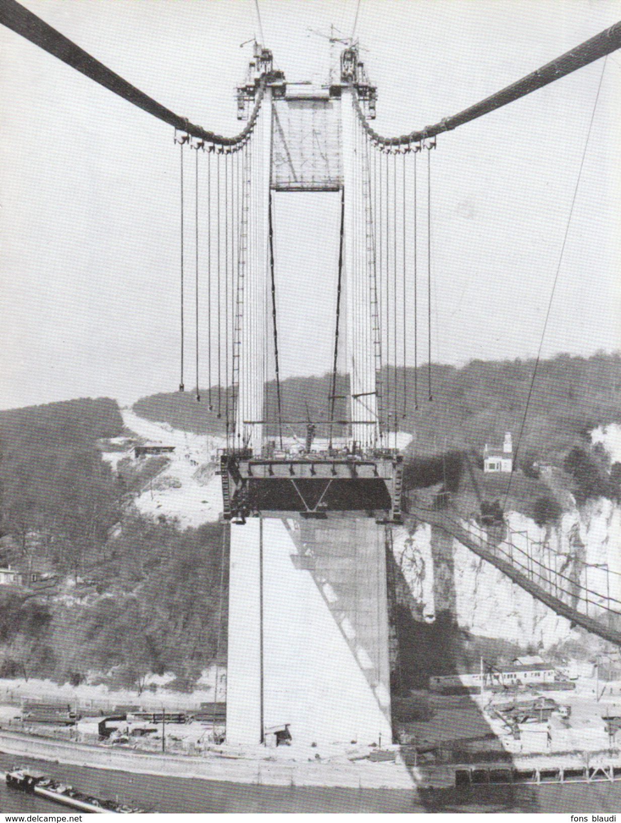 1960 - Iconographie Documentaire - Tancarville (Seine-Maritime) - La Construction Du Pont - FRANCO DE PORT - Sin Clasificación