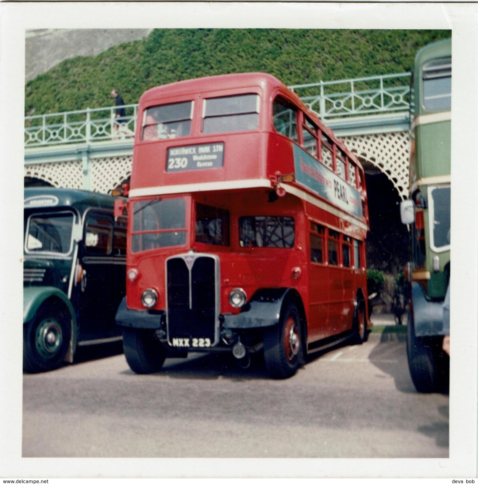 Bus Photo London Transport RLH23 Brighton 1974 AEC Regent III Weymann MXX223 - Cars