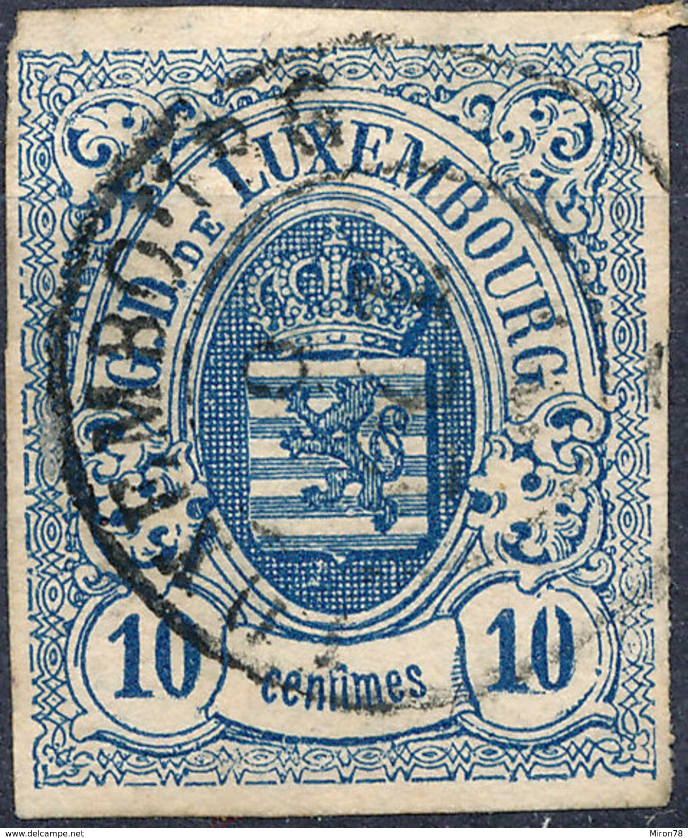 Stamp  Luxembourg 1859 10c Used Lot#16 - 1852 Wilhelm III.