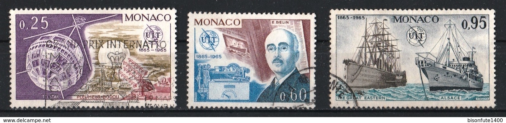 Monaco 1965 : Timbres Yvert & Tellier N° 664 - 665 - 666 - 667 - 668 - 671 Et 673. - Oblitérés