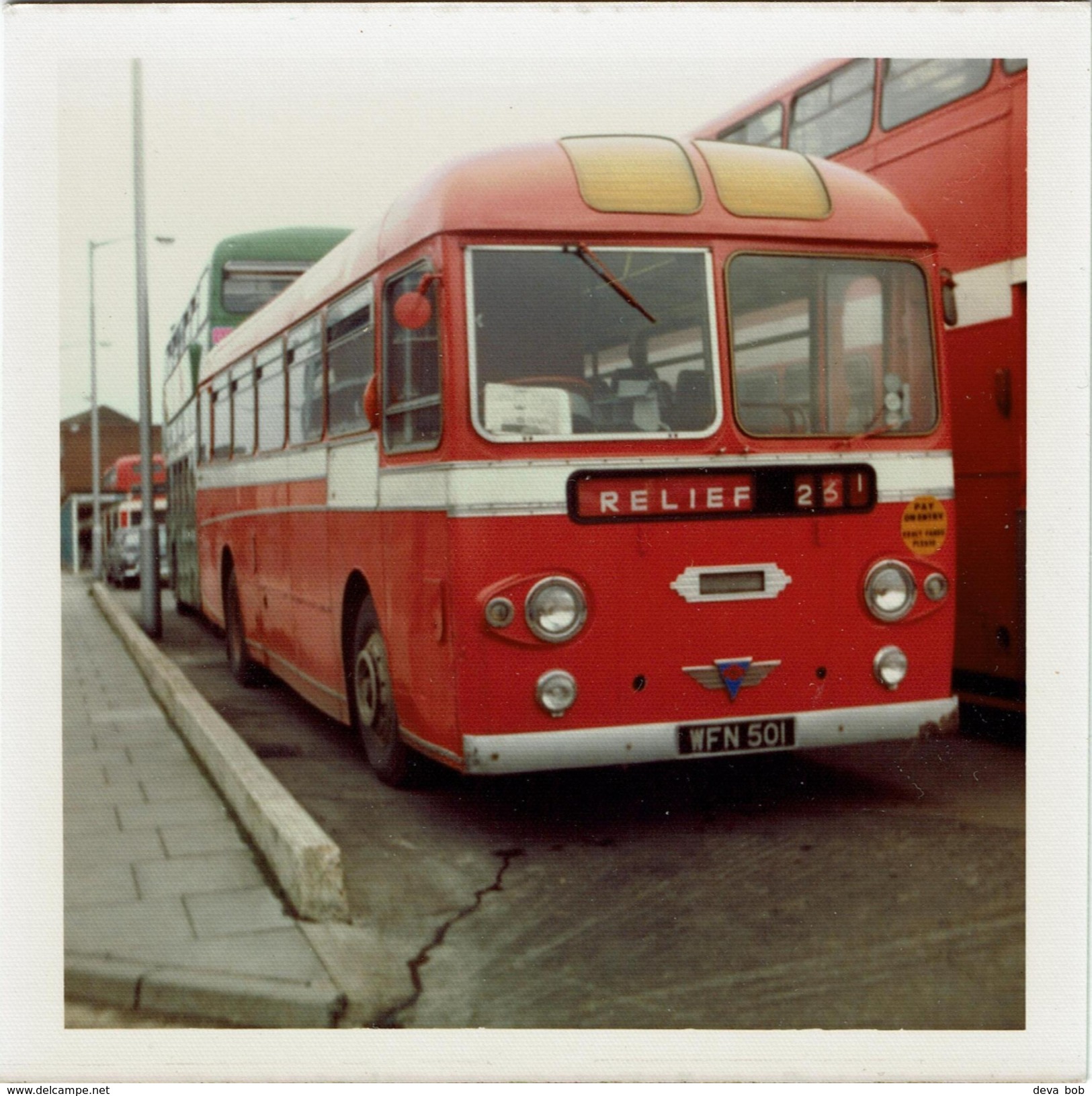 Bus Photo East Kent AEC Reliance Park Royal WFN501 - Cars