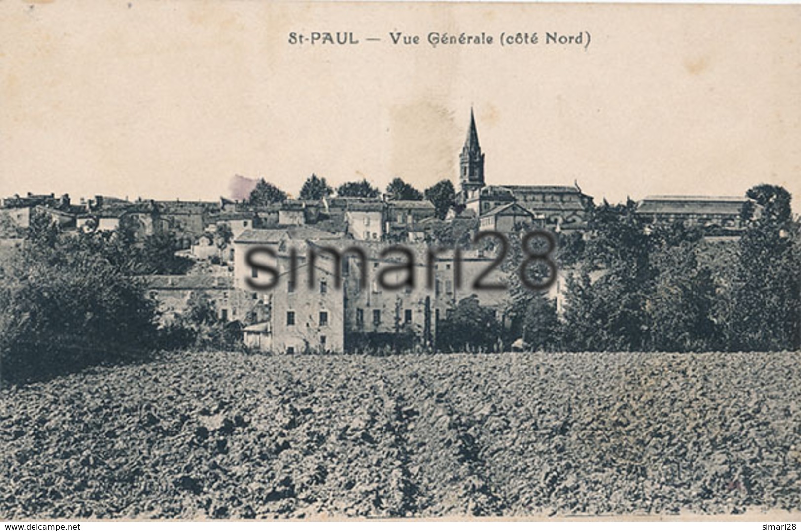 SAINT PAUL - VUE GENERALE (côté Nord) - Saint Paul Cap De Joux