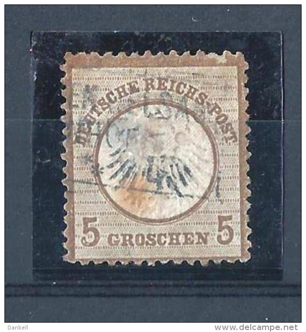 REICH46) 1872 - AQUILA Scudo Piccolo-Unif 6 USED - Usati