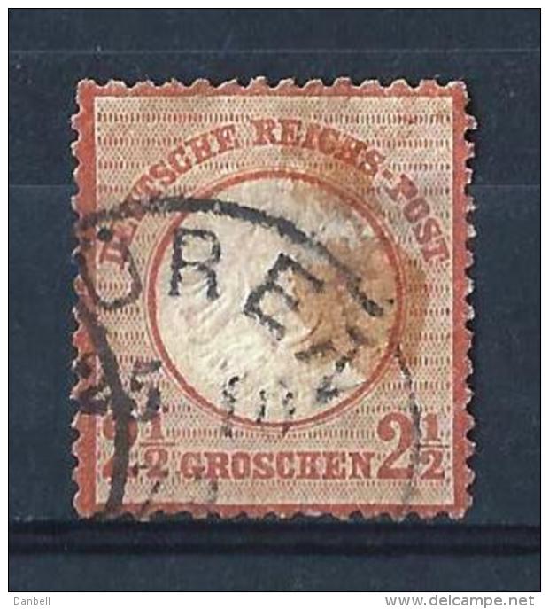 REICH50) 1872 - AQUILA Scudo Grande -Unif 18 USED - Usati