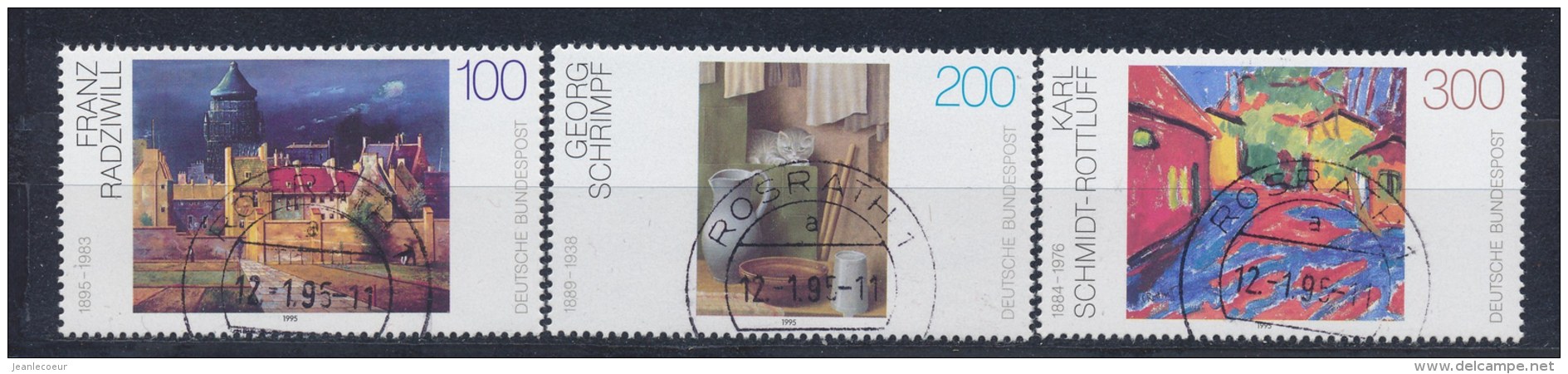 Duitsland/Germany/Allemagne/Deutschland 1995 Mi: 1774-1776  (Gebr/used/obl/o)(1666) - Gebraucht