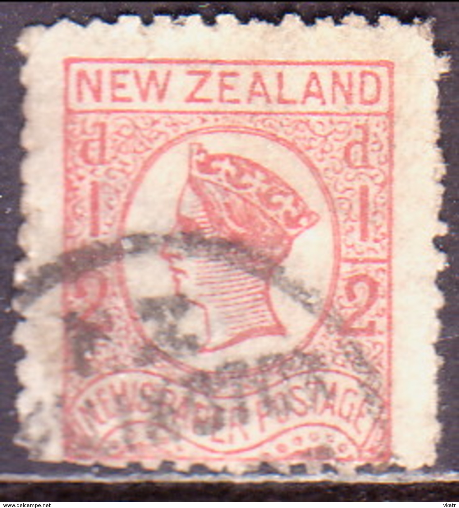 NEW ZEALAND 1875 SG 149 ½d Used Wmk Star - Used Stamps