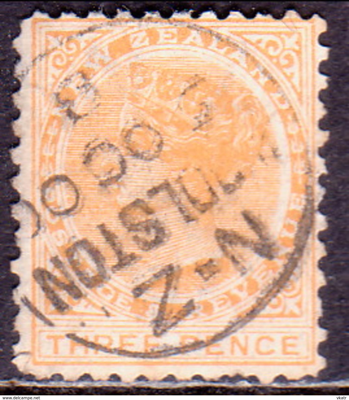 NEW ZEALAND 1897 SG 240 3d Used Perf. 11 - Usados