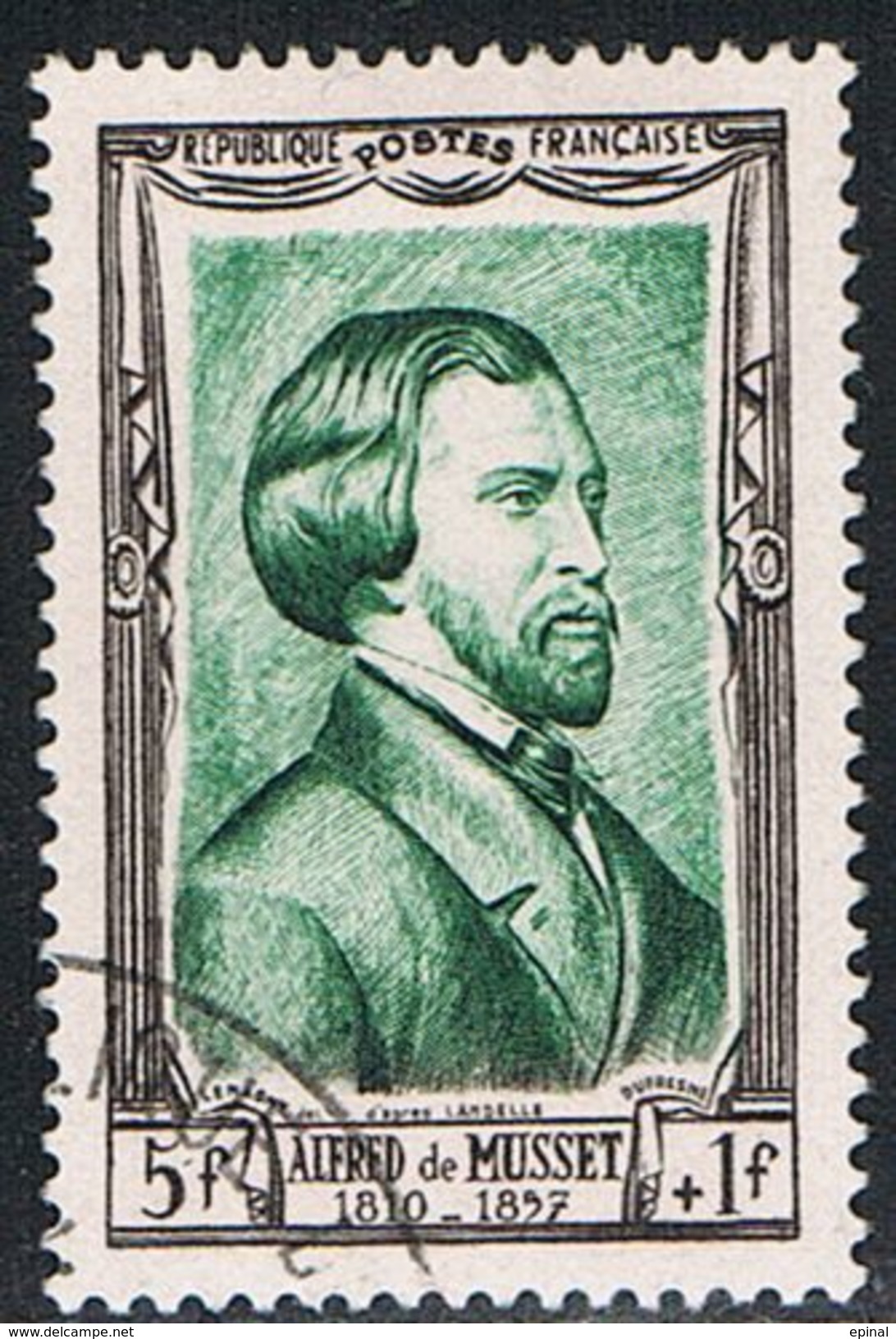 FRANCE : N° 891 Oblitéré (Célébrités : Alfred De Musset) - PRIX FIXE : 1/3 De La Cote - - Used Stamps