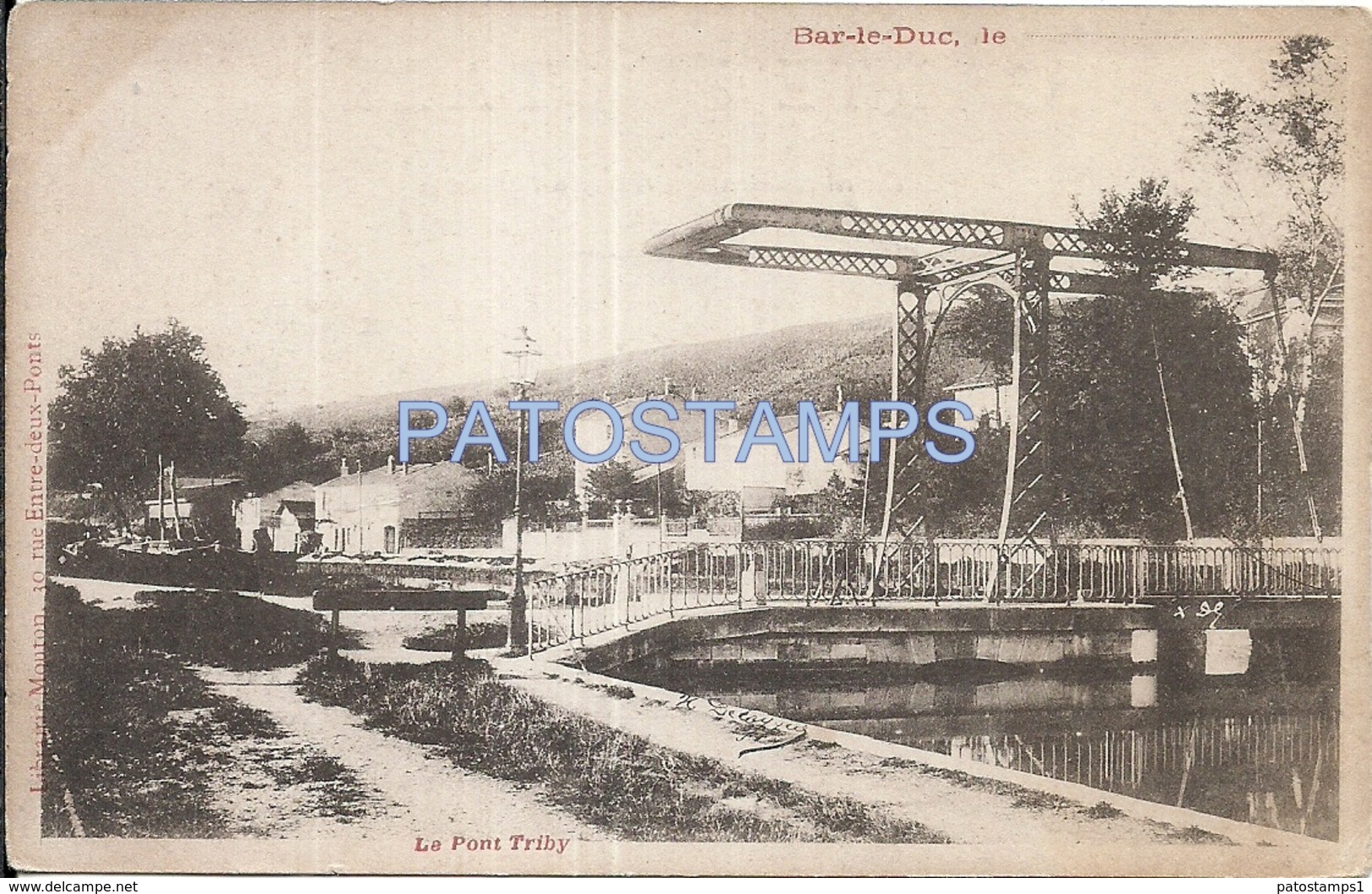 68651 FRANCE BAR LE DUC LORENA THE BRIDGE TRIBY POSTAL POSTCARD - Autres & Non Classés