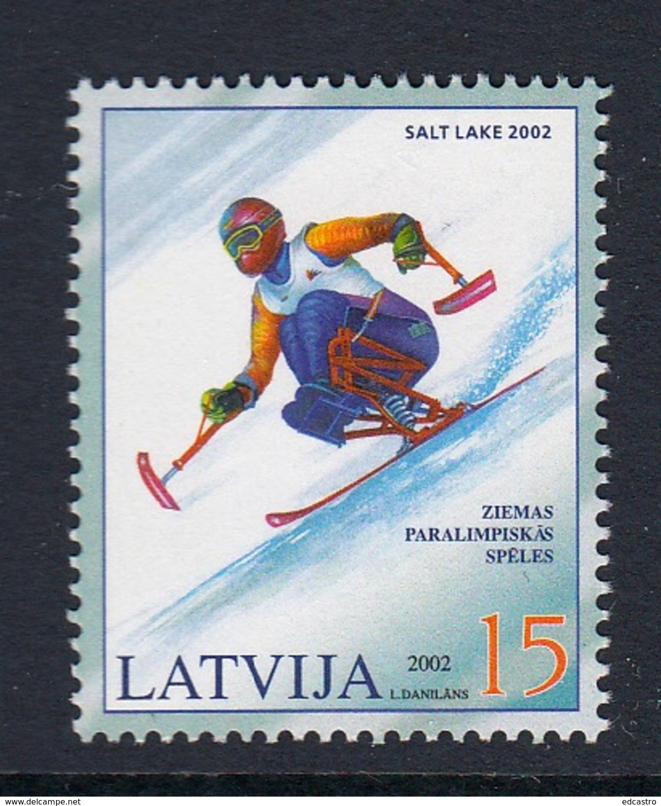 LATVIA 2002 PARALYMPIC GAMES - Winter 2002: Salt Lake City - Paralympics