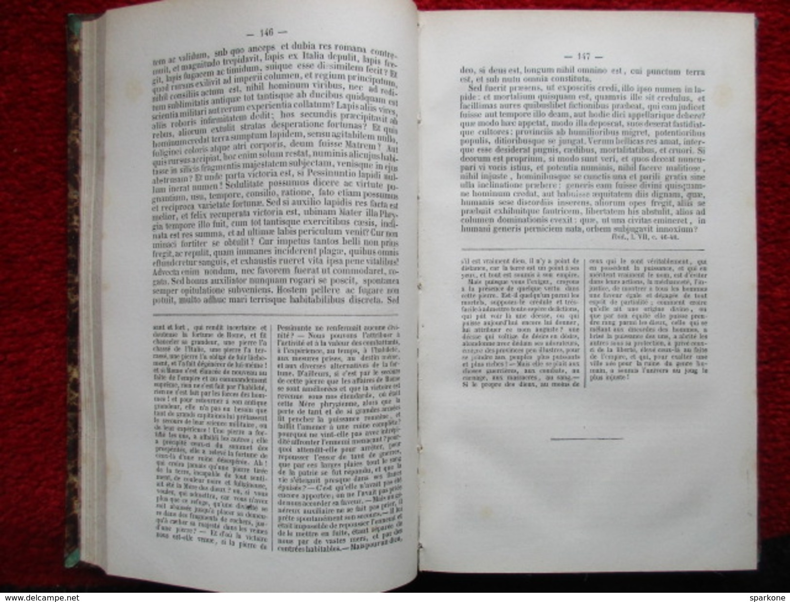 Mélanges littéraires extraits des pères Latins "Tome 1" (L'Abbé J.-M.-S. Gorini) éditions Girard & Josserand de 1864