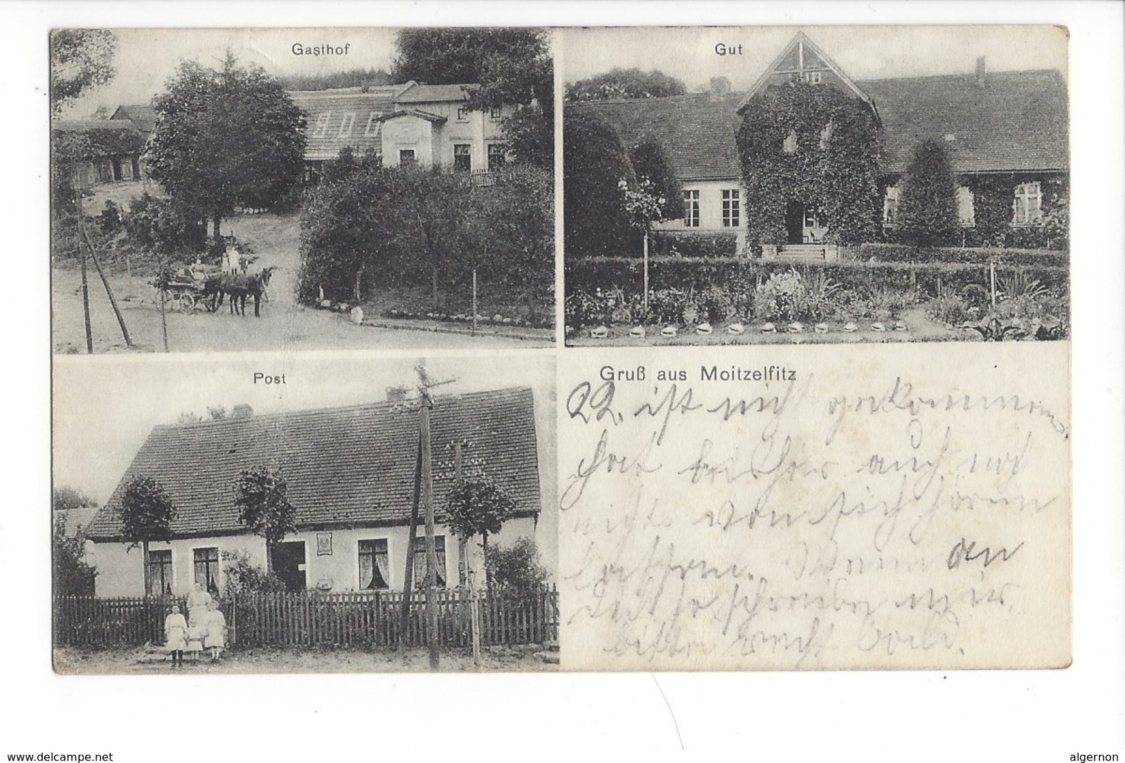 16426 - Gruss Aus Moitzelfitz Post Gasthof Gut - Polen