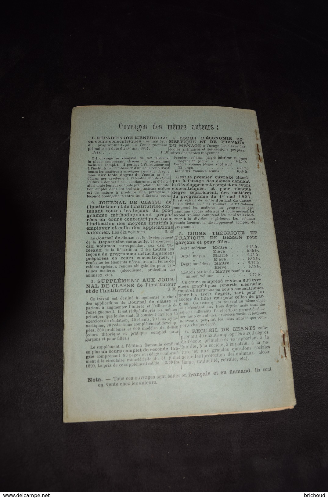 Cour De Dessin écoles Primaires Belges 18pages Après 1900 - Non Classés