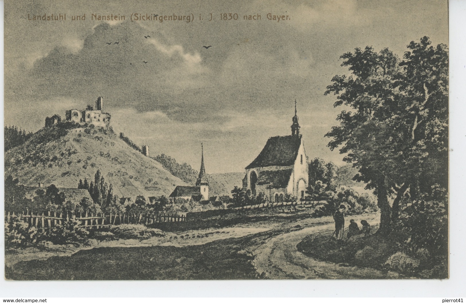 ALLEMAGNE - LANDSTUHL Und NANSTEIN Im Jahr 1830 Nach Gayer - Landstuhl