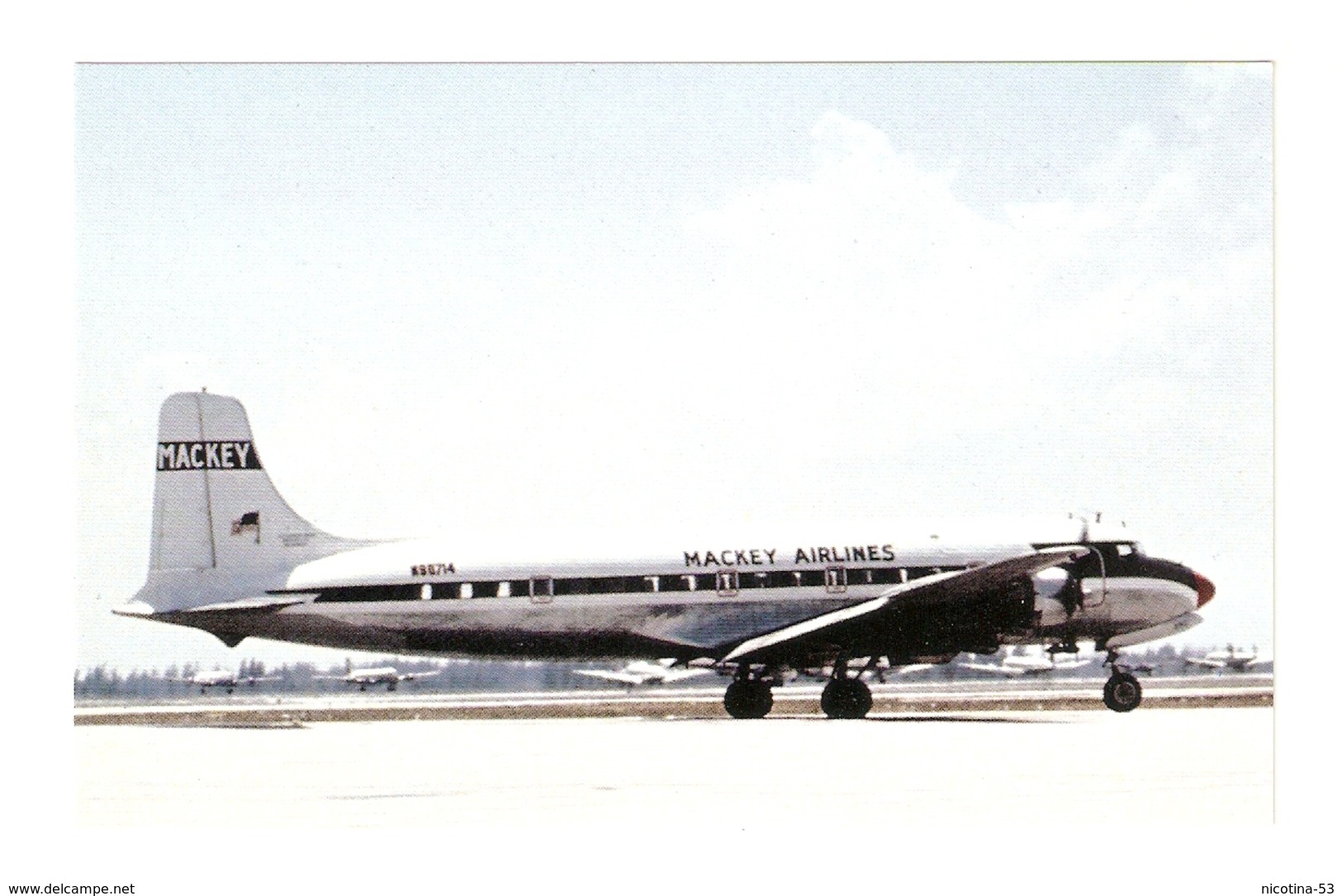 CT-N-02051- MACHEY AIRLINES - DOUGLAS DC-6 - 1946-....: Moderne