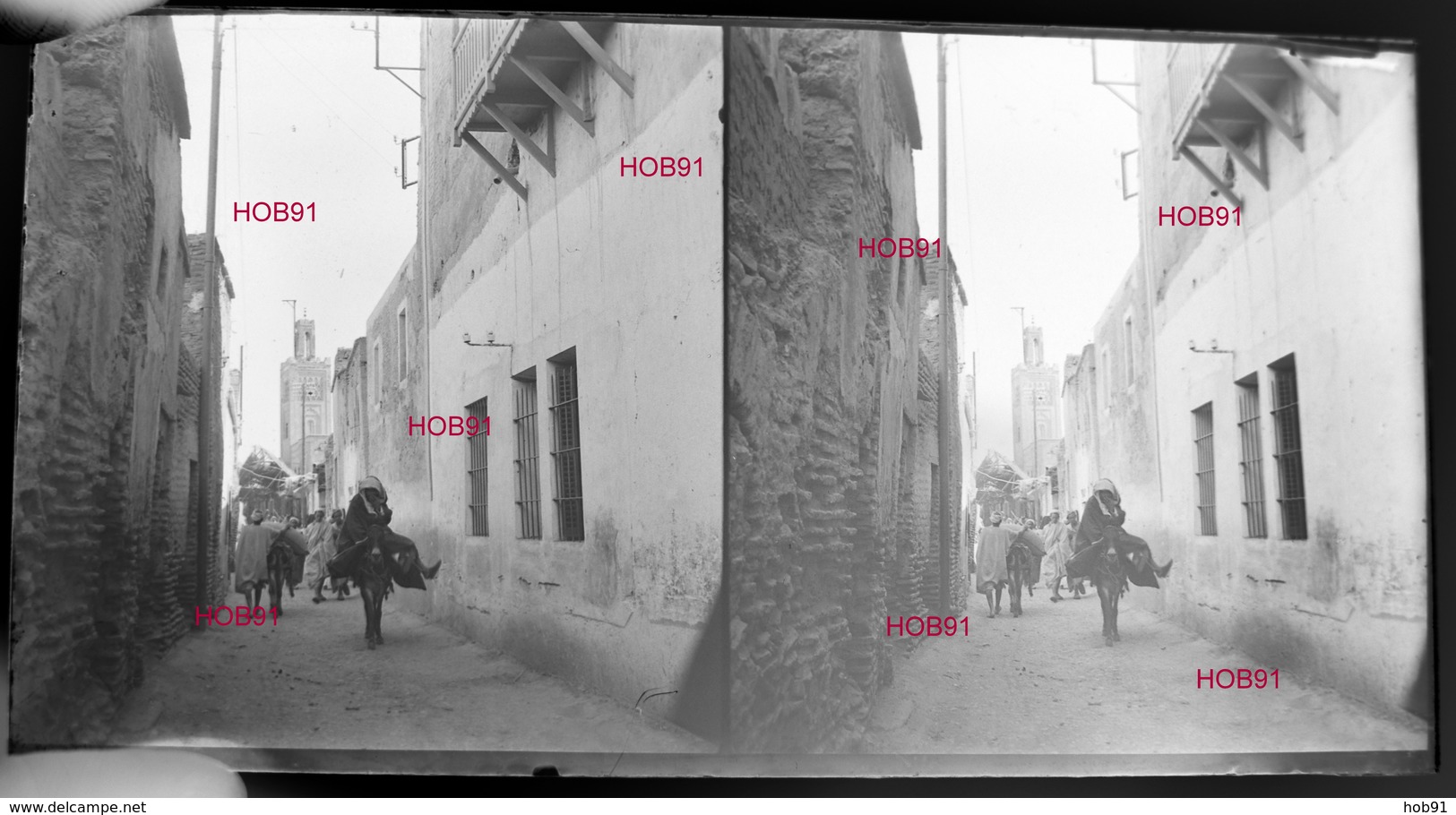 Six Plaques Stereo Neg 7x13, Maroc : Divers (dont Pied Du Pont Suspendu Ben Abbou), Début 19e  (B513-2, Mar9) - Farm