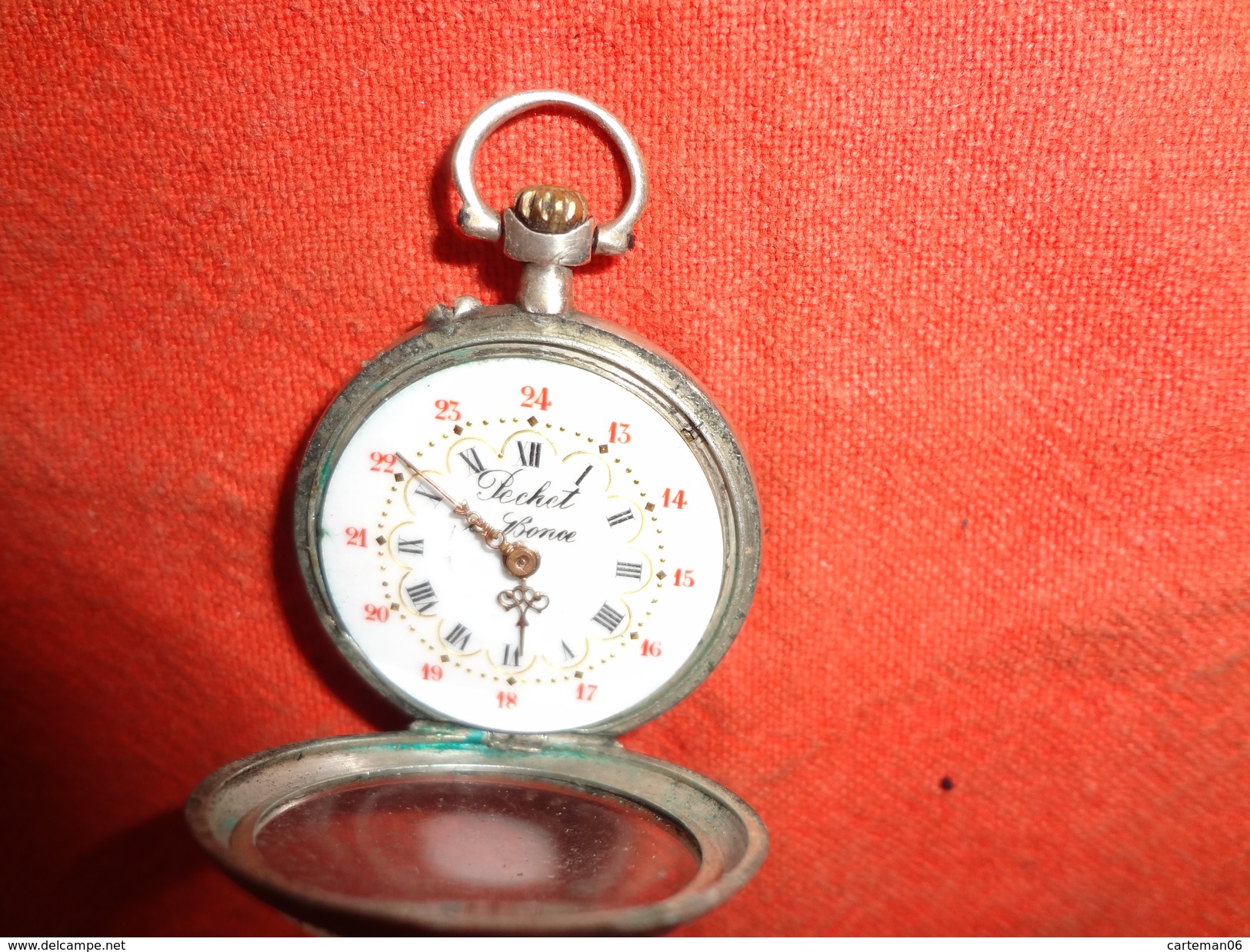 Belle Montre Gousset Femme Pour Restauration - Pechet à Boncé (Eure Et Loire) - Poinçon J.B - Système Crettiez - Horloge: Zakhorloge