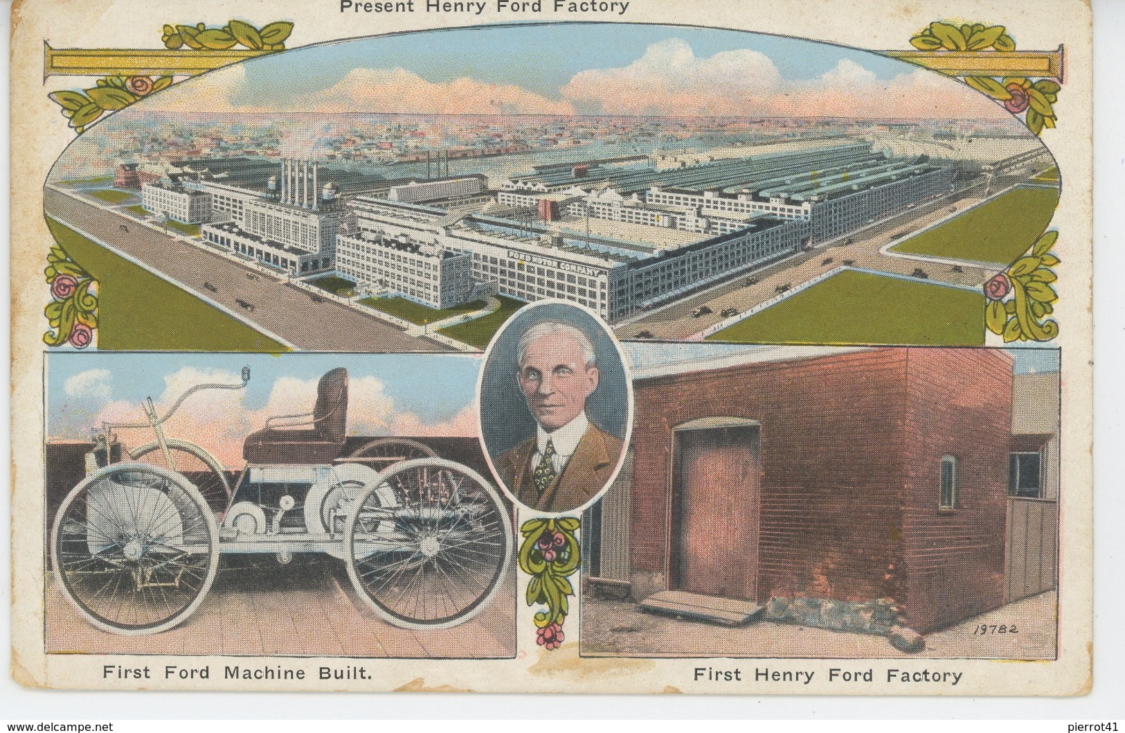 AUTOMOBILES  FORD - HENRY FORD FACTORY - First FORD Machine Built - First Henry FORD Factory - Voitures De Tourisme