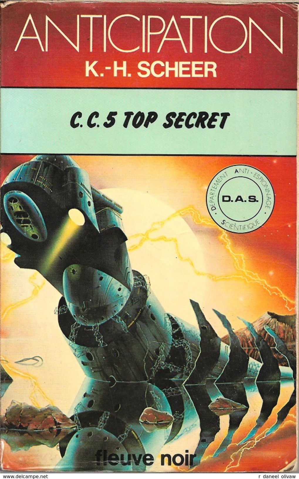 FNA 840 - SCHEER, Karl-Herbert - C.C. 5 Top Secret (BE) - Fleuve Noir
