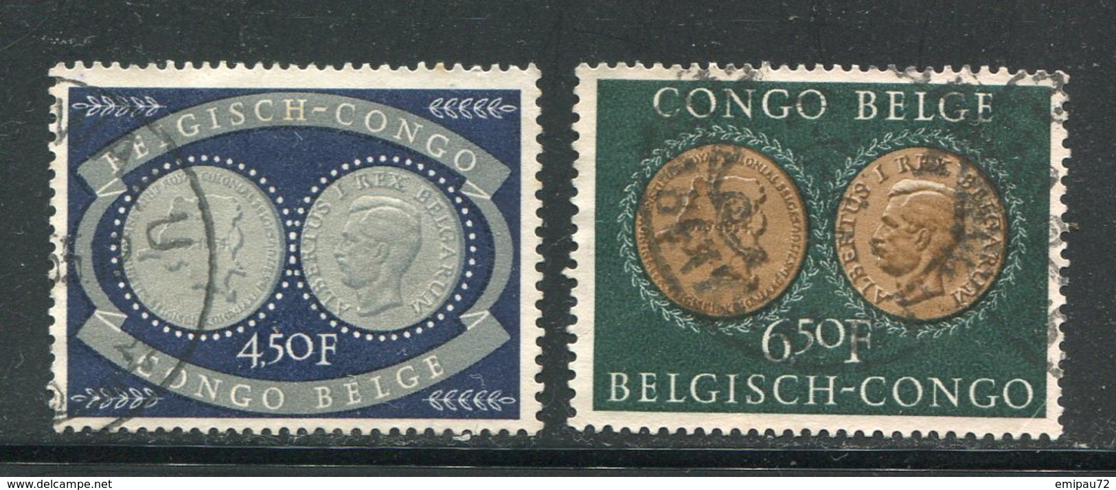 CONGO BELGE- Y&T N°327 Et 328- Oblitérés - Oblitérés