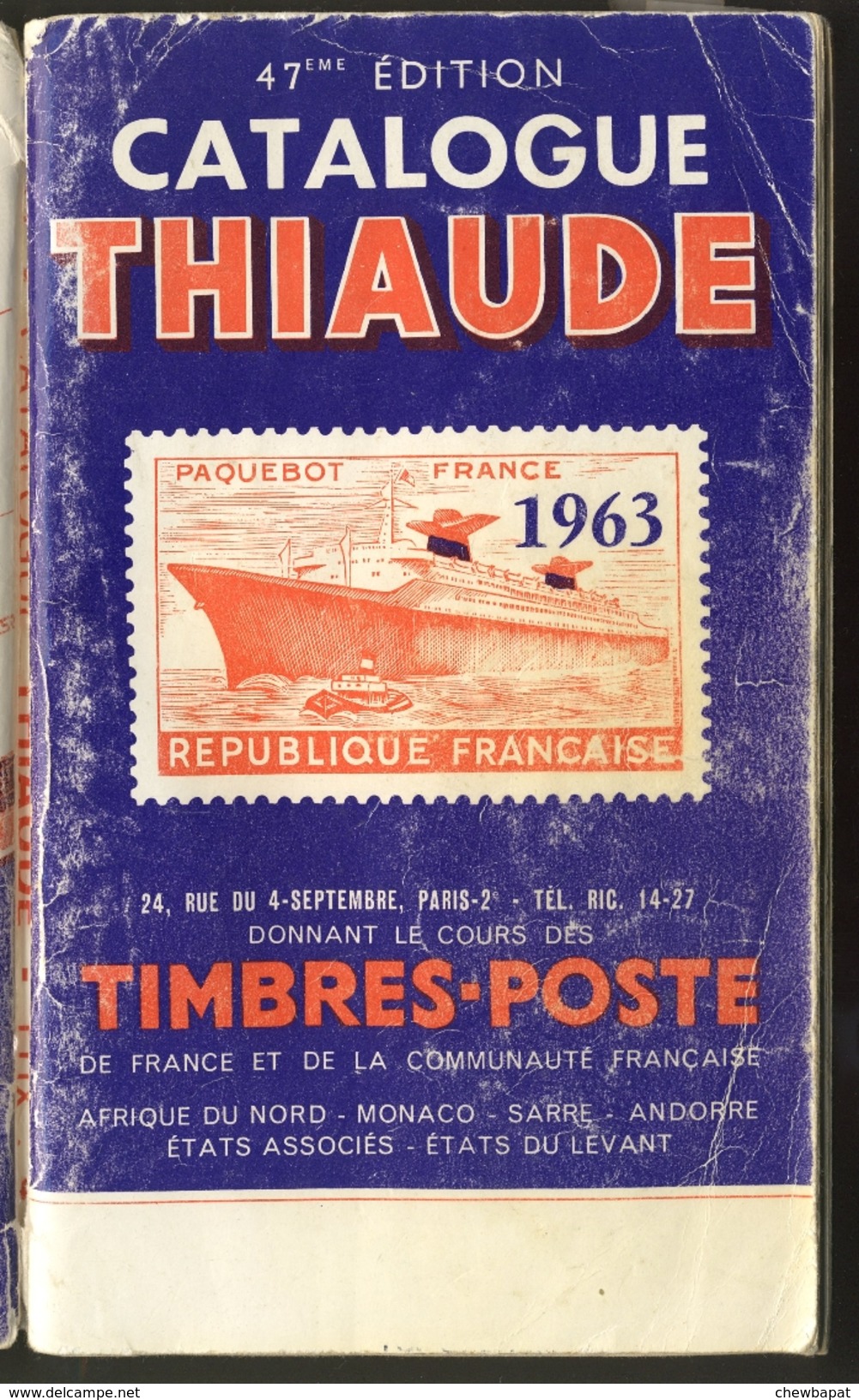 Catalogue Thiaude 1963 47ème édition - Francia