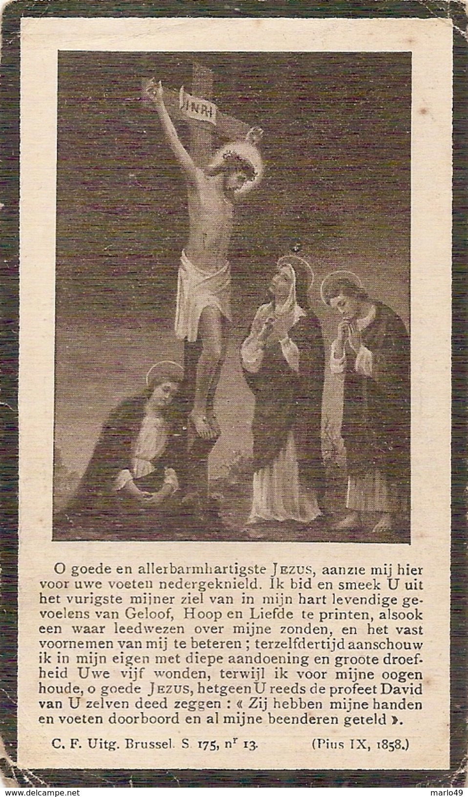 DP. ROSALIE DE VRIESE ° ASSEBROUK 1832 - + BRUGGE 1926 - Religión & Esoterismo