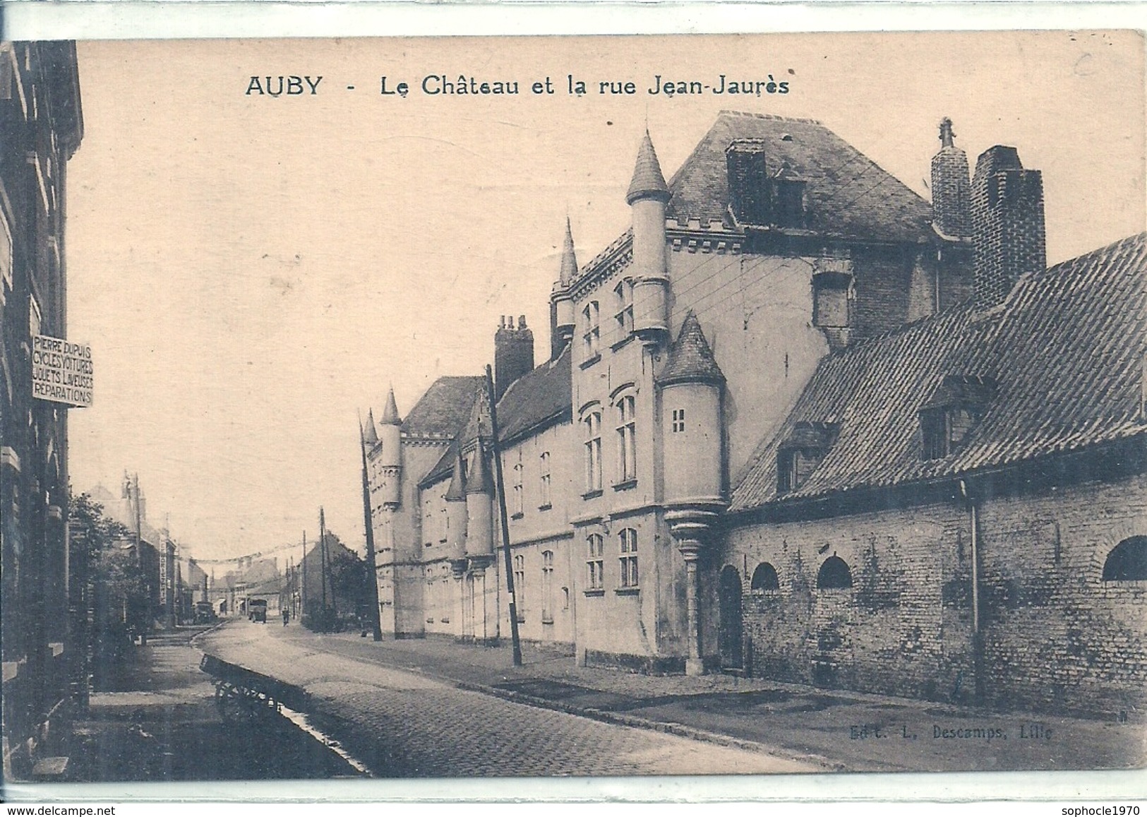 NORD - 59 - AUBY -   Château Et Rue Jean Jaurès - Auby