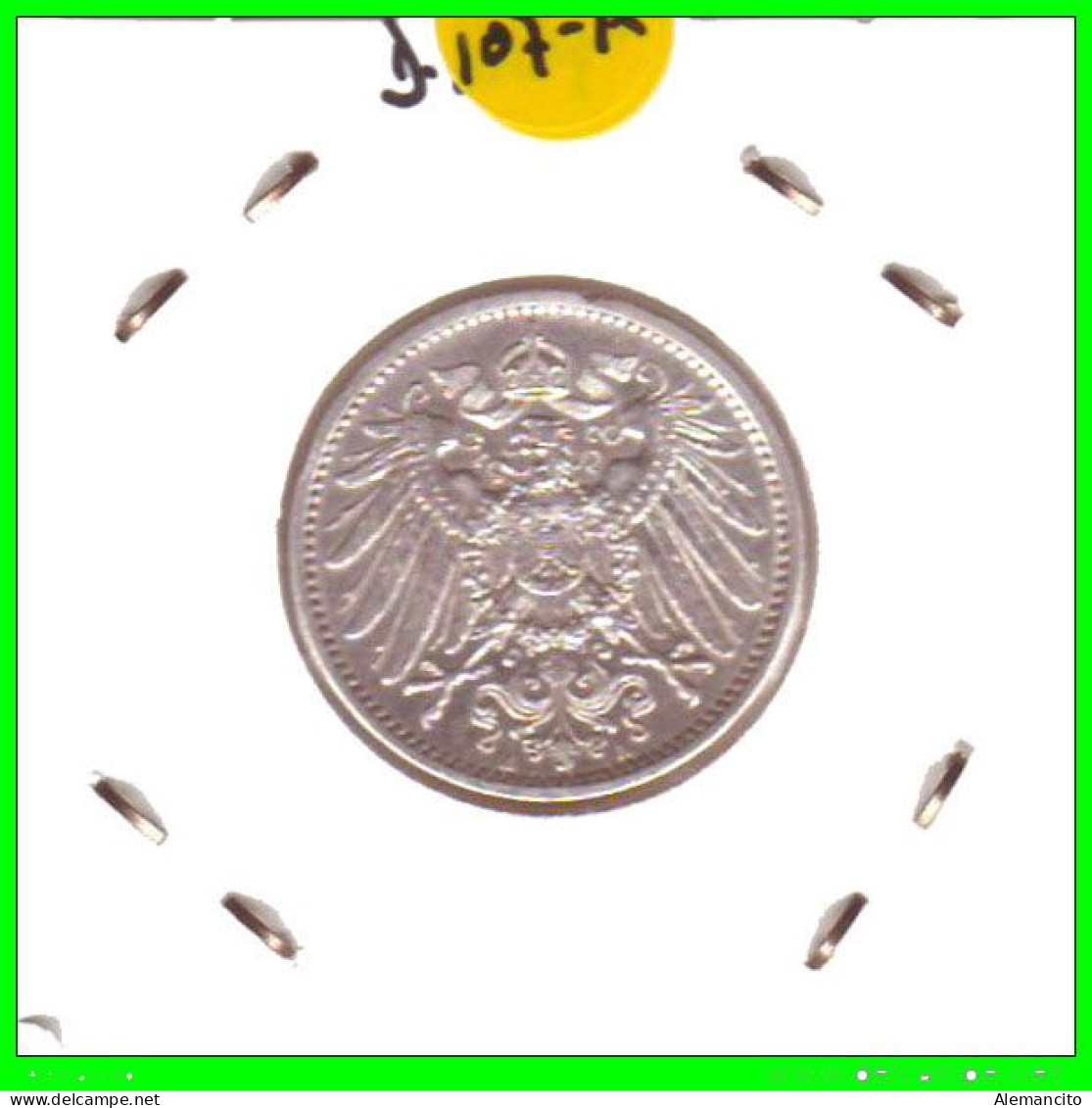 GERMANY - IMPERIO - DEUTSCHES REICH - 1 MARK. AÑO 1905 - CECA -A - MONEDA DE PLATA  24 MM. RULER: WILHELM II 1890-1916 - 1 Mark