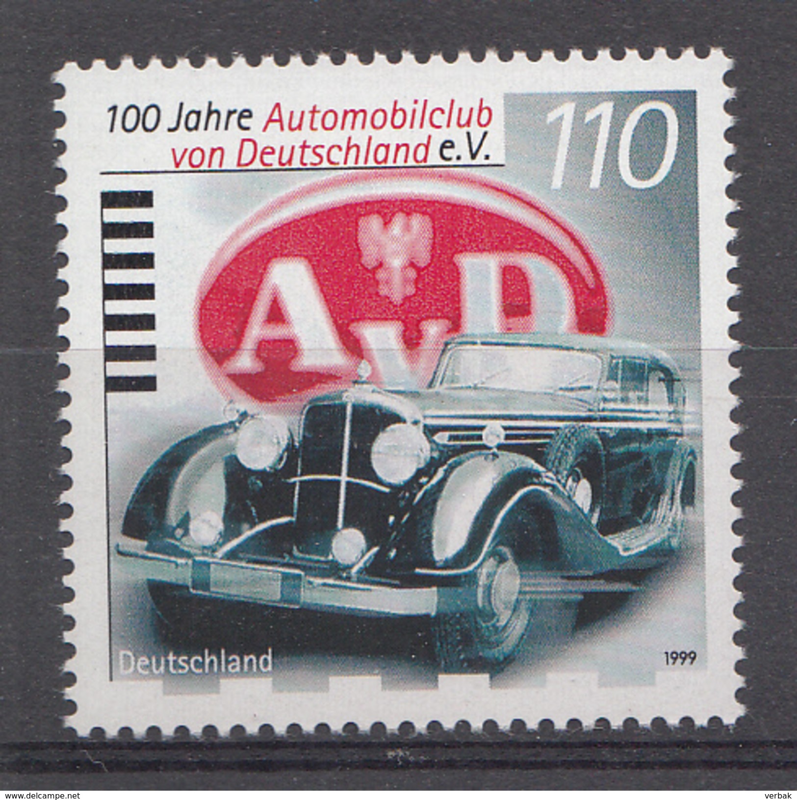 Allemagne Rep.Féd. 1999 Mi.nr: 2043 Automobilclun Von Deutschland  Neuf Sans Charniere /MNH / Postfris - Ongebruikt