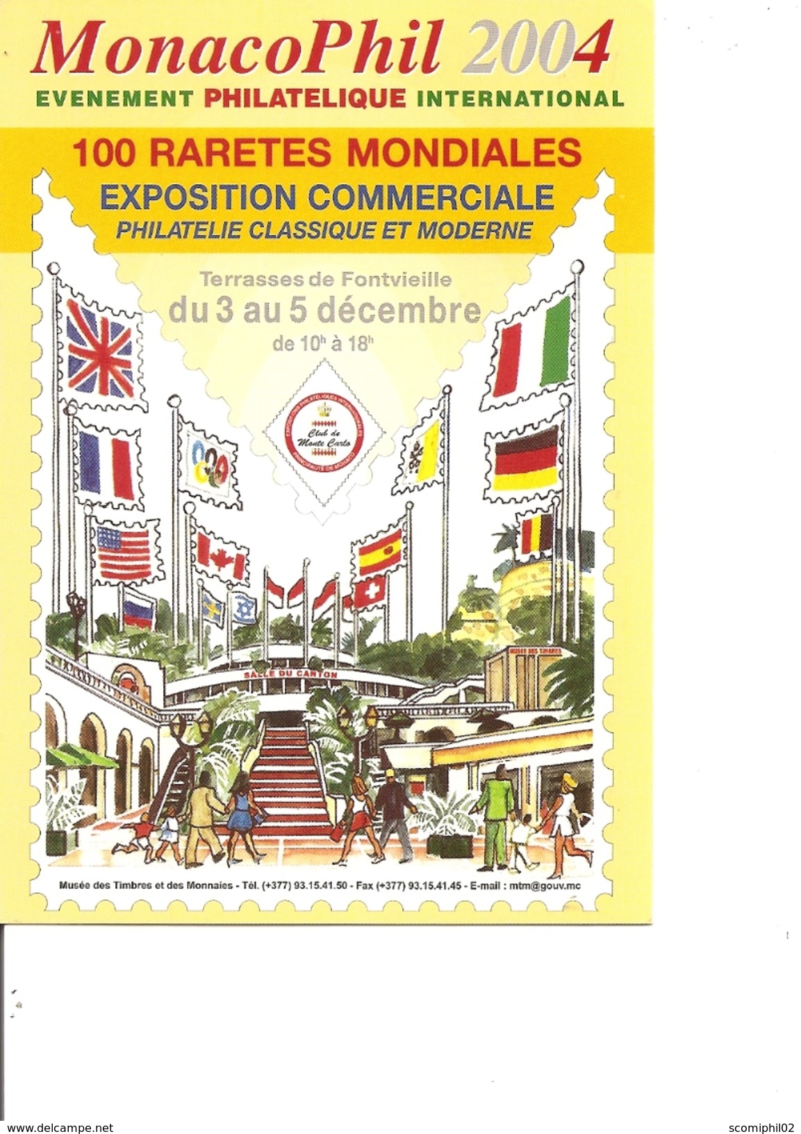 Monaco ( Carte Postale De 2004 De MonteCarlo Vers Les Pays-Bas  à Voir) - Cartas & Documentos