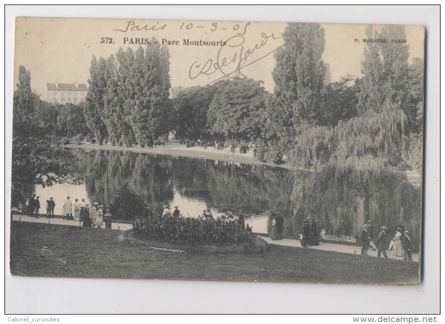 PARIS - 1905 - 14eme Arrondissement - PARC MONTSOURIS - Animée - Arrondissement: 14