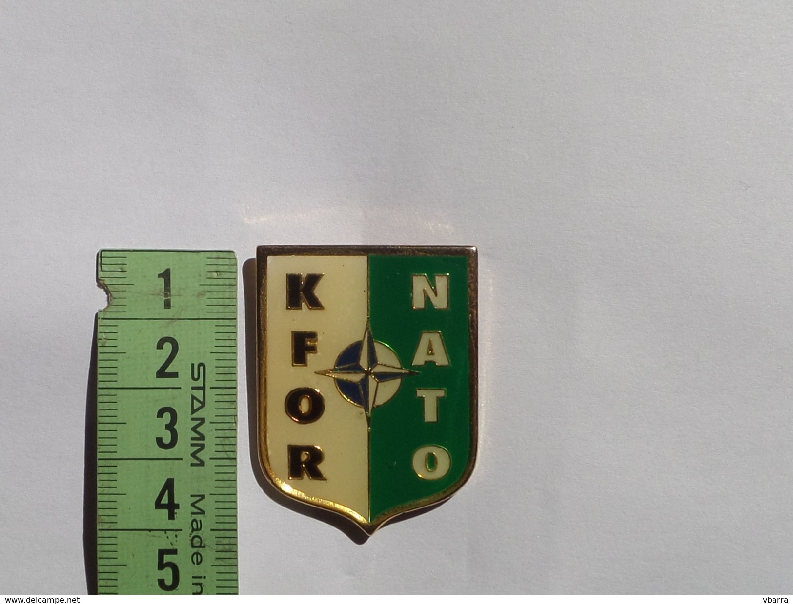 Emblem Of KFOR NATO. Intervention In Kosovo In 1999. Militaire Militar War Military Guerre Guerra - Otros & Sin Clasificación