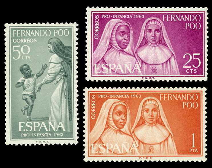 Fernando Poo 215/17 ** Monjas. 1963 - Fernando Po