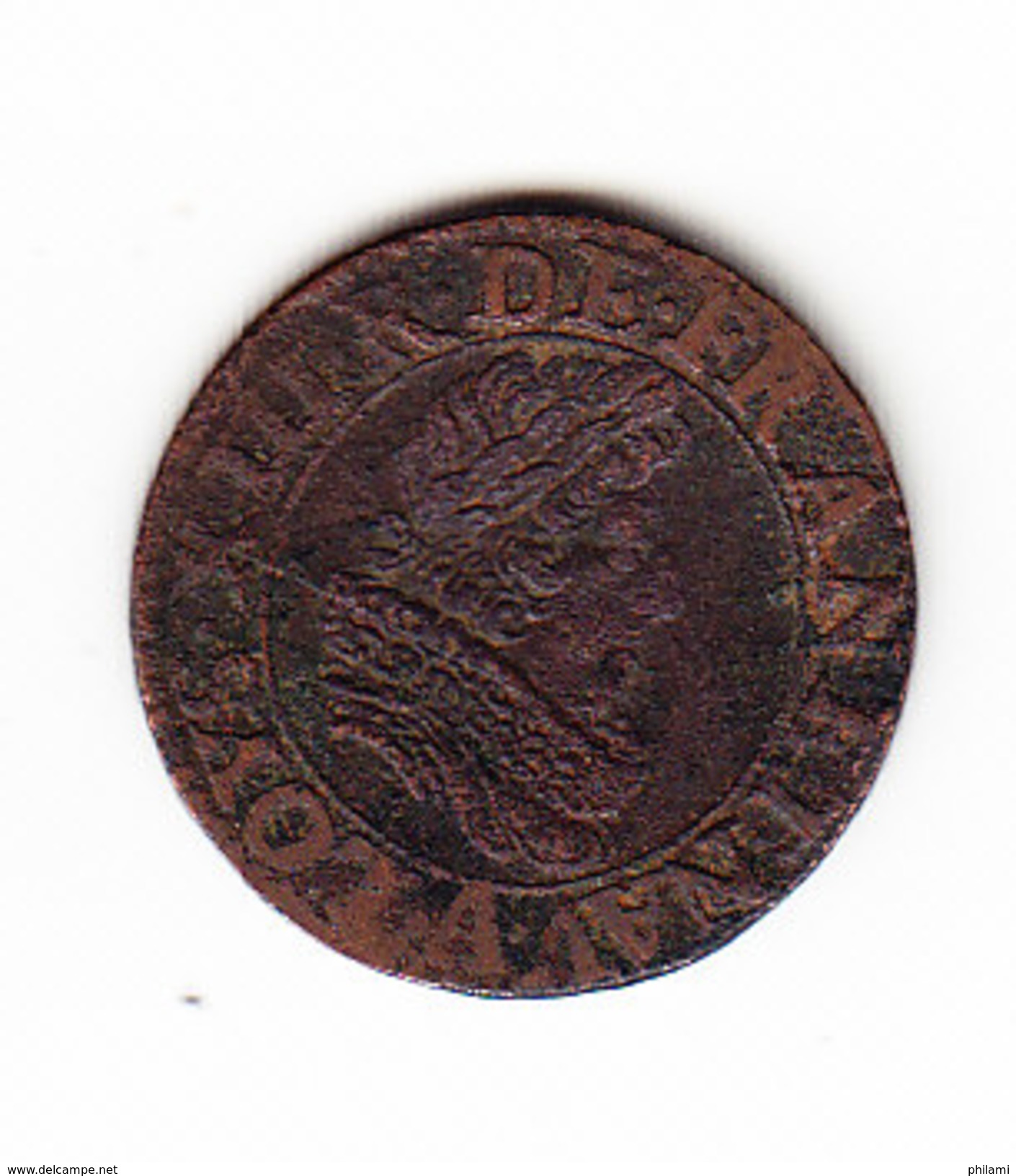 FRANCE KM 86.1, LOUIS XIII, TOURNOIS, 1629A. (5BP6) - 1610-1643 Louis XIII Le Juste