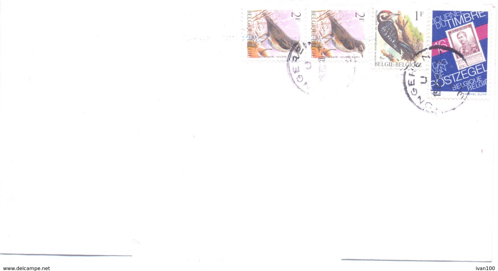 2000. Belgium, The Letter Sent By Ordinary Post To Moldova - Covers & Documents