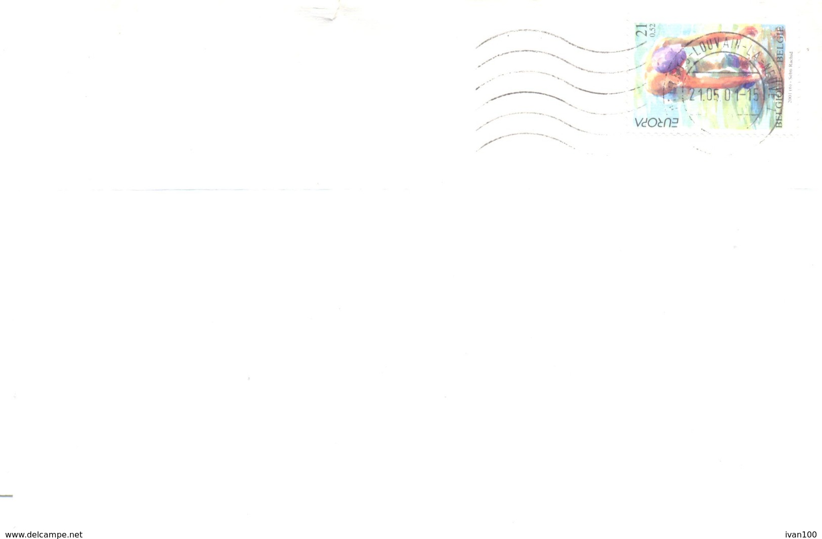 2001. Belgium, The Letter Sent By Ordinary Post To Moldova - Storia Postale