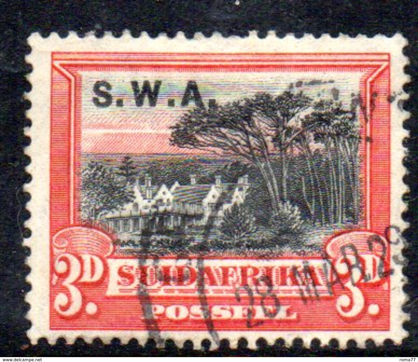 R474 - SOUTH WEST AFRICA  1927 ,  Yvert N. 96  Usato - Africa Del Sud-Ovest (1923-1990)