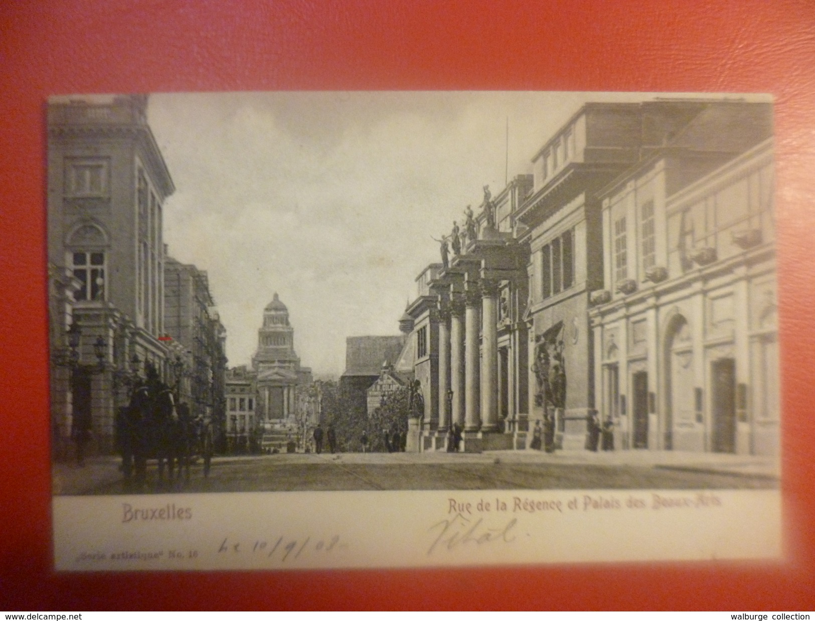 Bruxelles : Rue De La Régence Et Palais Des Beaux-Arts-ATTELAGE (B11) - Lotes Y Colecciones