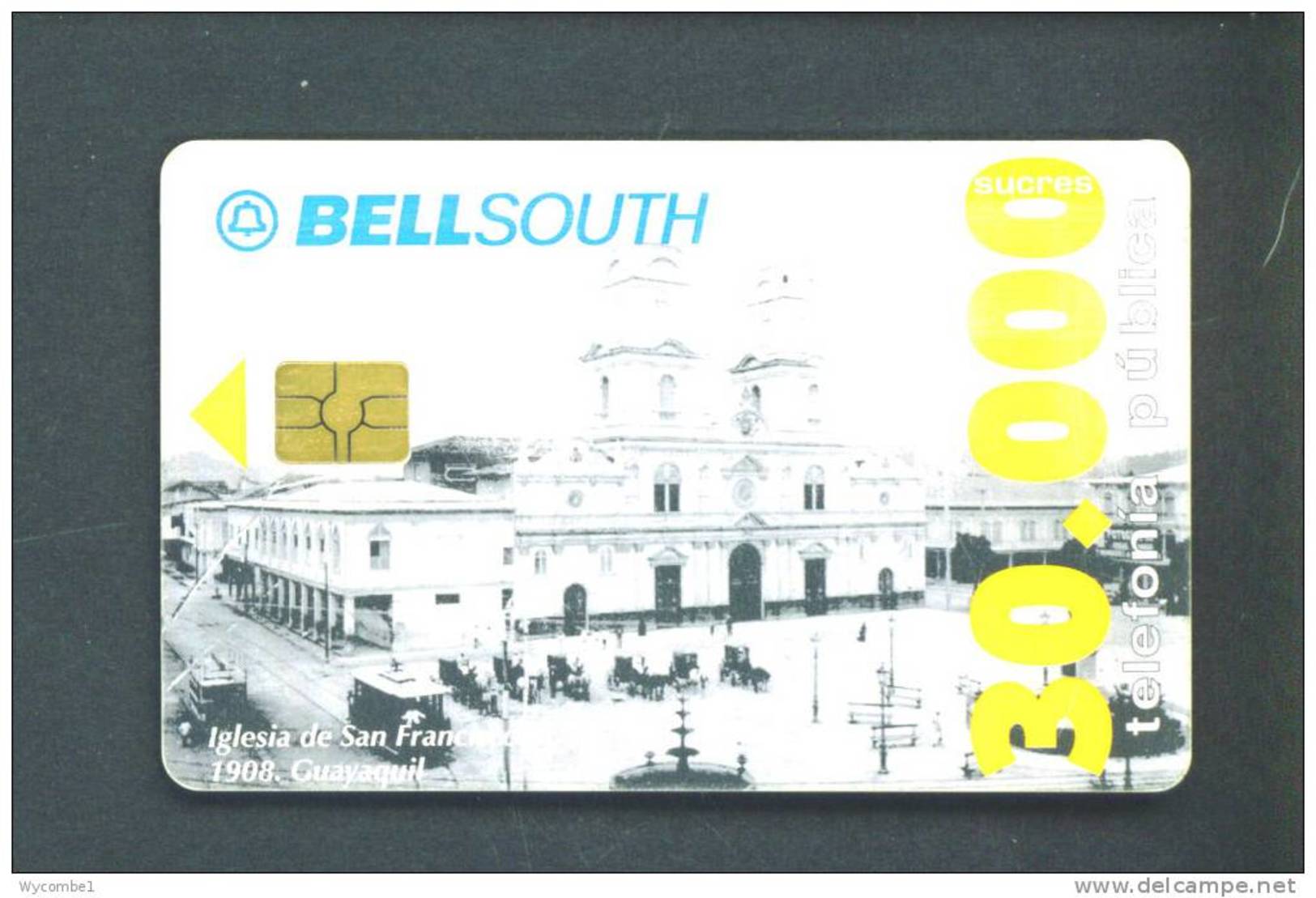 ECUADOR  -  Chip Phonecard As Scan - Ecuador