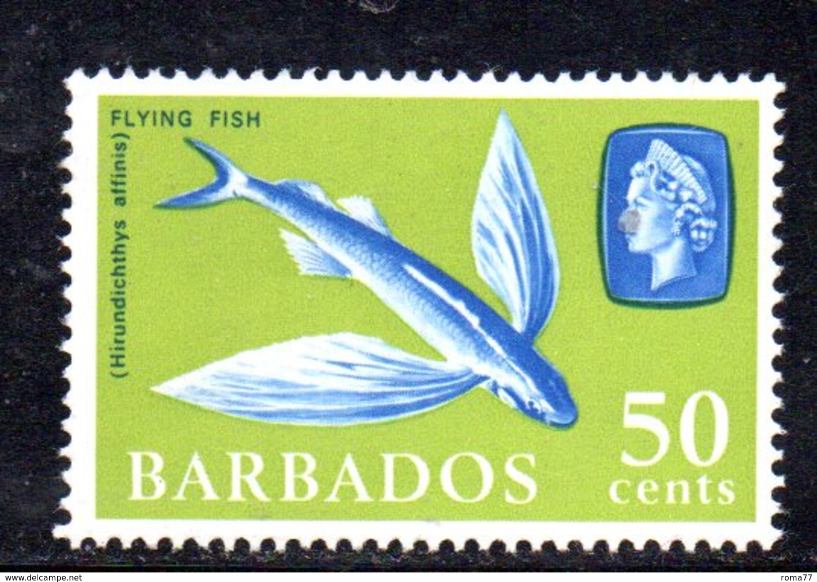 R611 - BARBADOS 1965 ,  Yvert  N. 254  ***  MNH  Pesce Volante Flyng Fish - Barbados (...-1966)