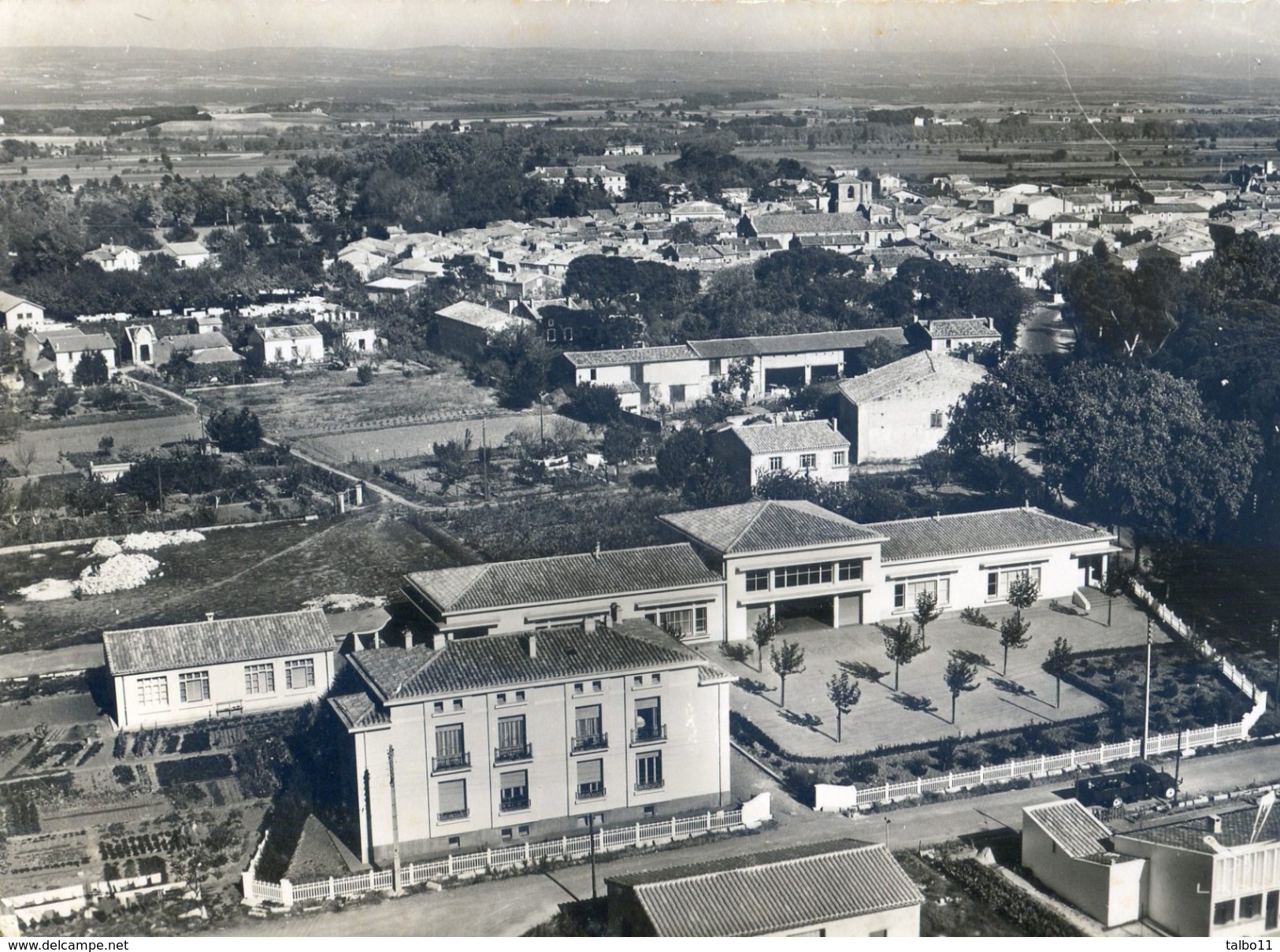 11 - En Avion Au Dessus De Bram - Groupe Scolaire - Bram