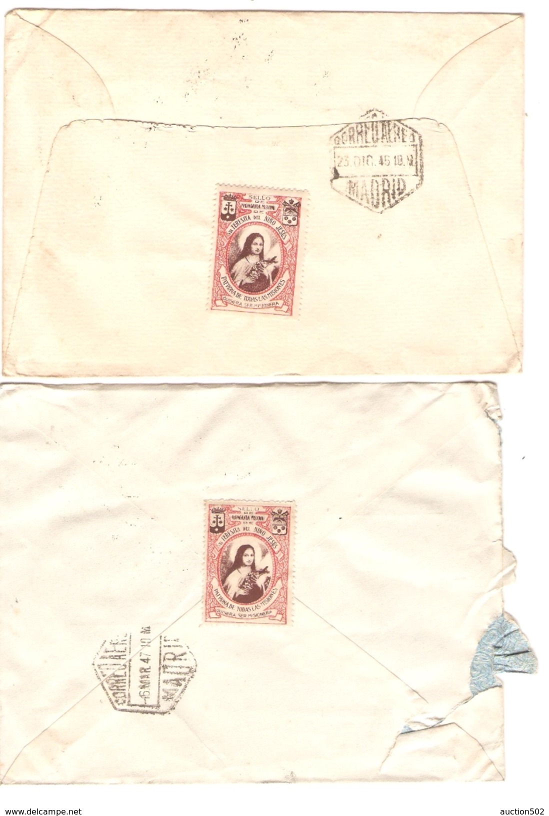 Espana-Spain-Espagne 3 Covers From Bilbao 1946-47-48 + Cinderella To Belgium PR4278 - Lettres & Documents