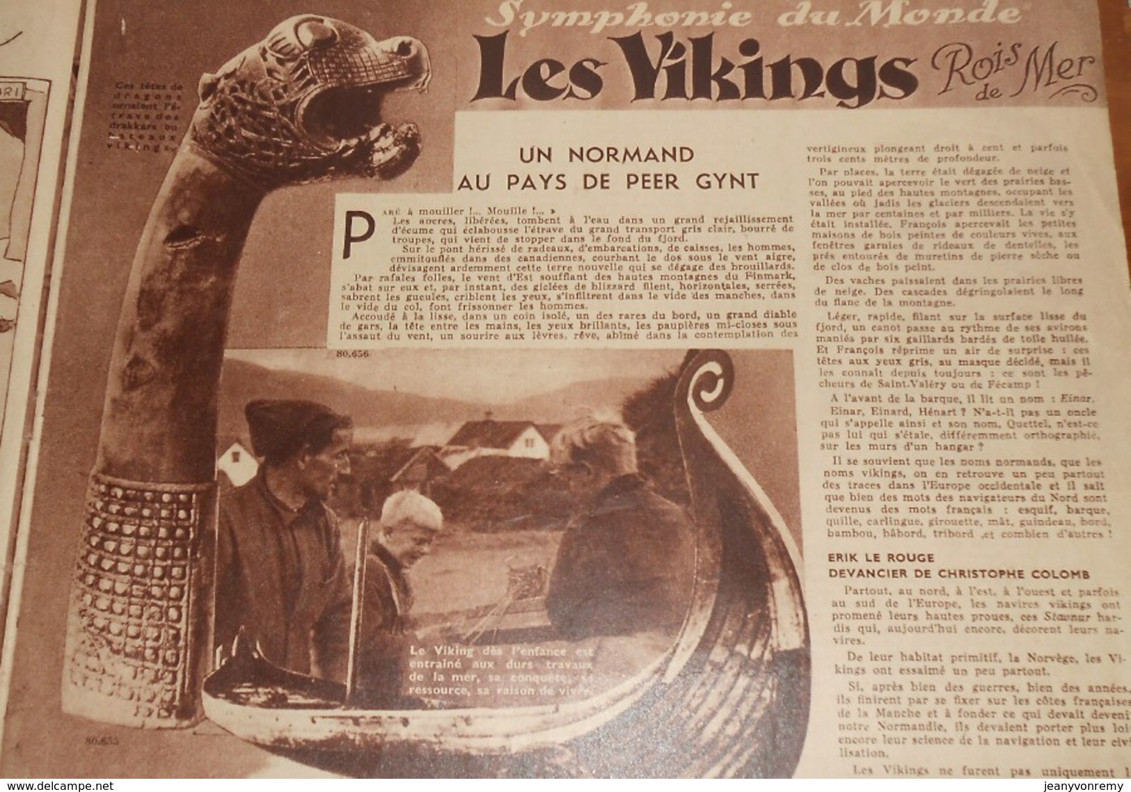 Voilà. N°473. 26 Avril 1940. Les Vikings. Milton, Le Célèbre Bouboule. Marcel Herrand, Magicien De Théâtre. - 1900 - 1949