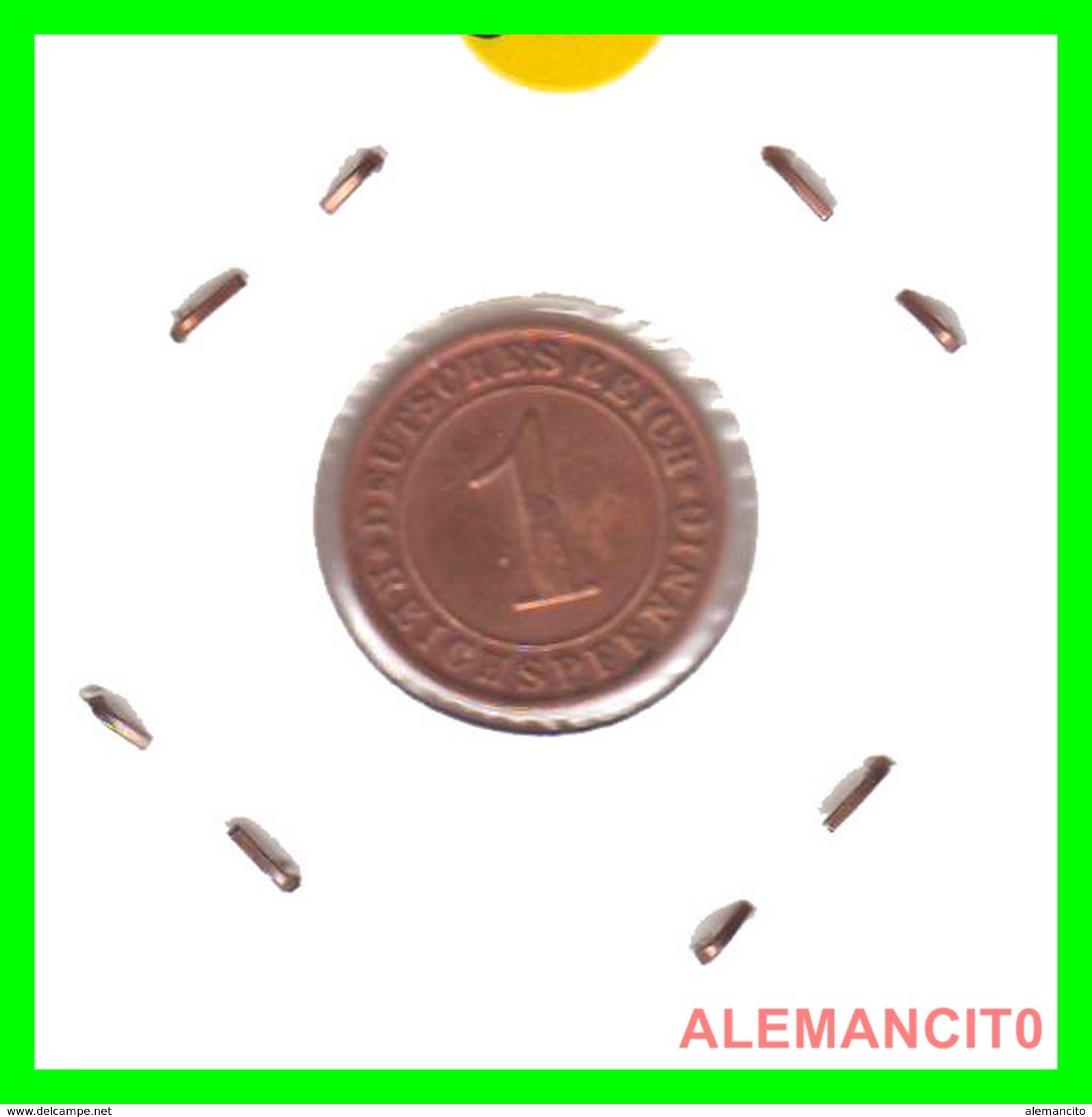 GERMANY  -   MONEDA  DE  1- REICHSPFENNIG  AÑO 1928 D   Bronze - 1 Rentenpfennig & 1 Reichspfennig